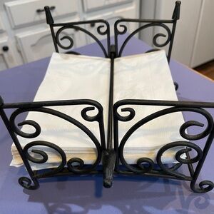 Wrought Iron Napkin Metal Holder